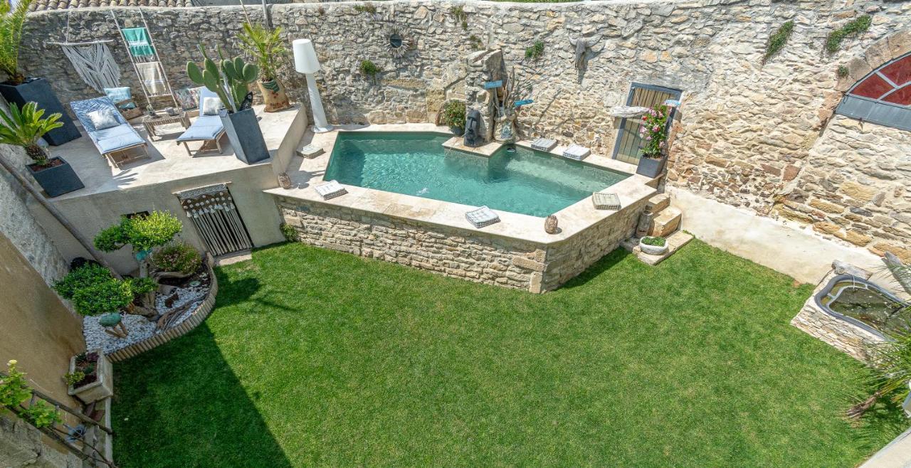 Le Baratier - Demeure De Charme Sauna & Piscine กัลวีสซง ภายนอก รูปภาพ